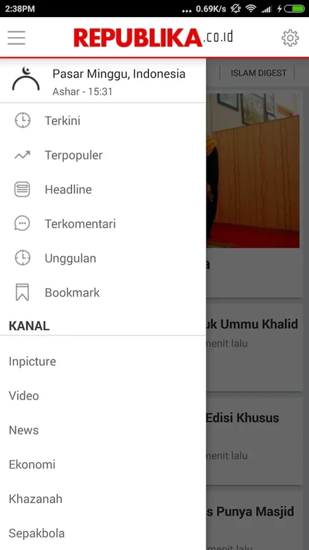 Republika for Android - Comprehensive Muslim News App