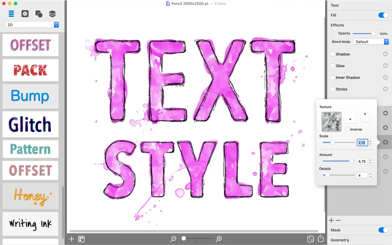 Art Text for Mac - Create Stunning Text Designs