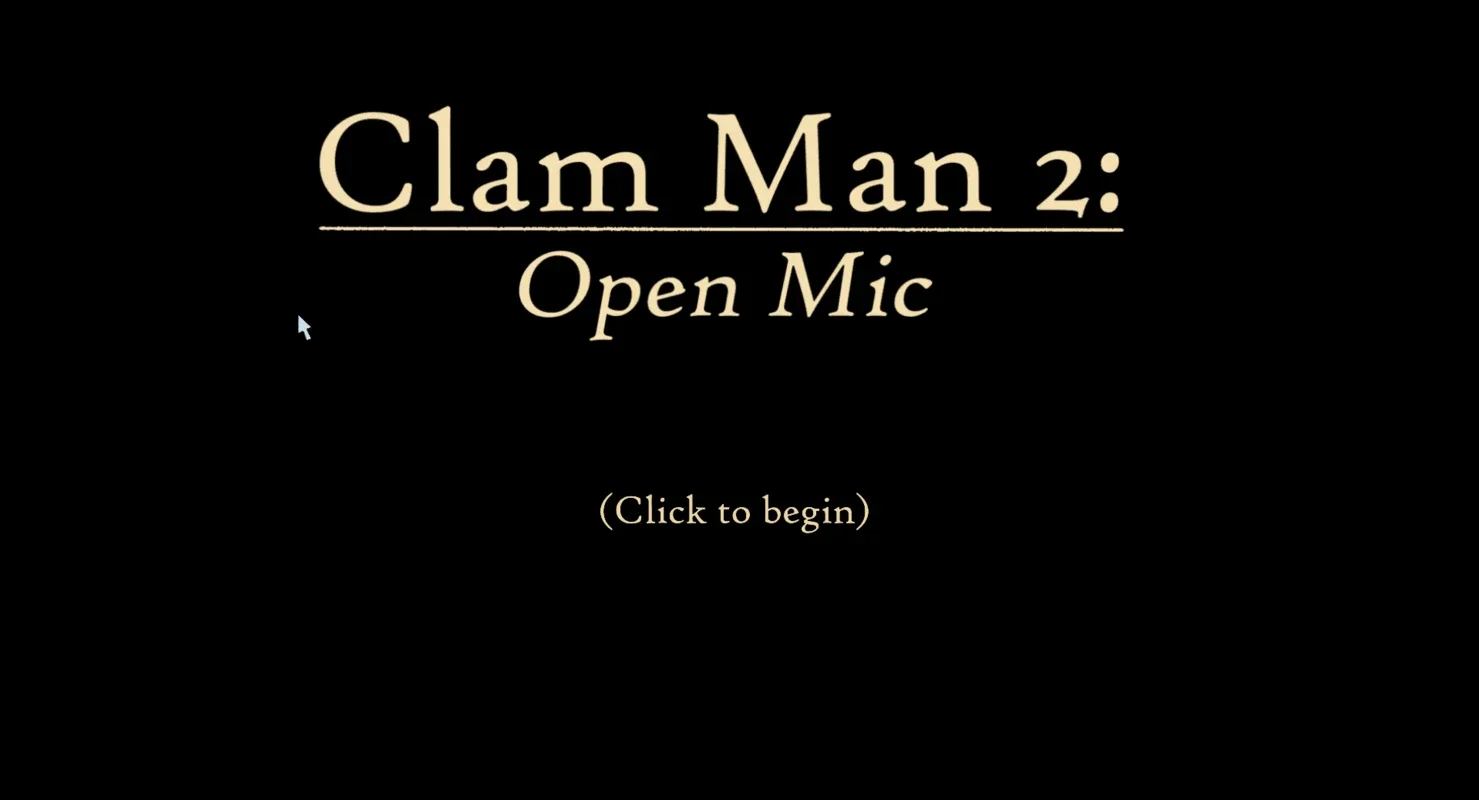 Clam Man 2: Open Mic for Windows - A Comedy Adventure