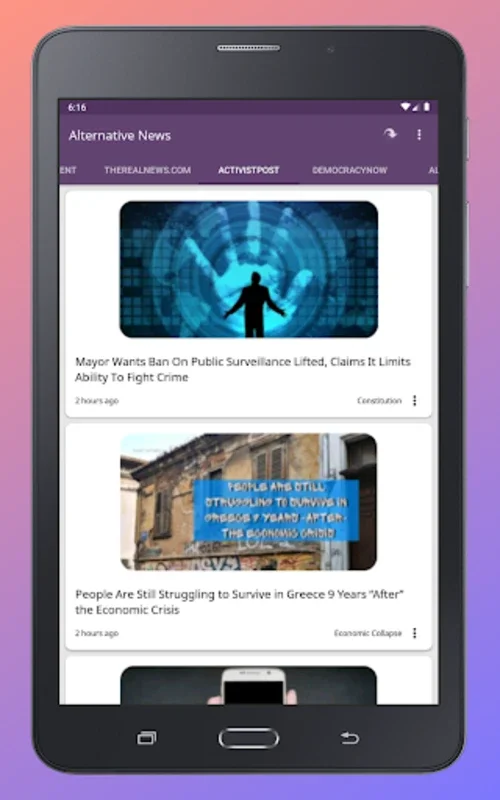 Alternative News - other news for Android: Diverse Perspectives