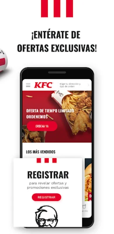 KFC Costa Rica for Android - Order Your Favorite Fried Chicken