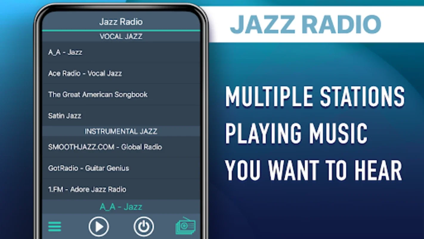 Jazz Radio Favorites for Android - Stream Diverse Jazz