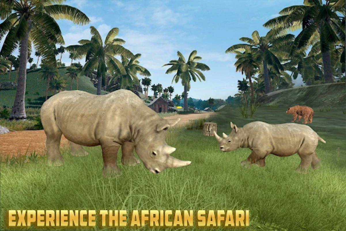 Wild Rhino Family Jungle Sim for Android - Immersive Jungle Survival