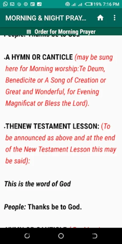 Anglican English Liturgy Pro. for Android - Guiding Worship