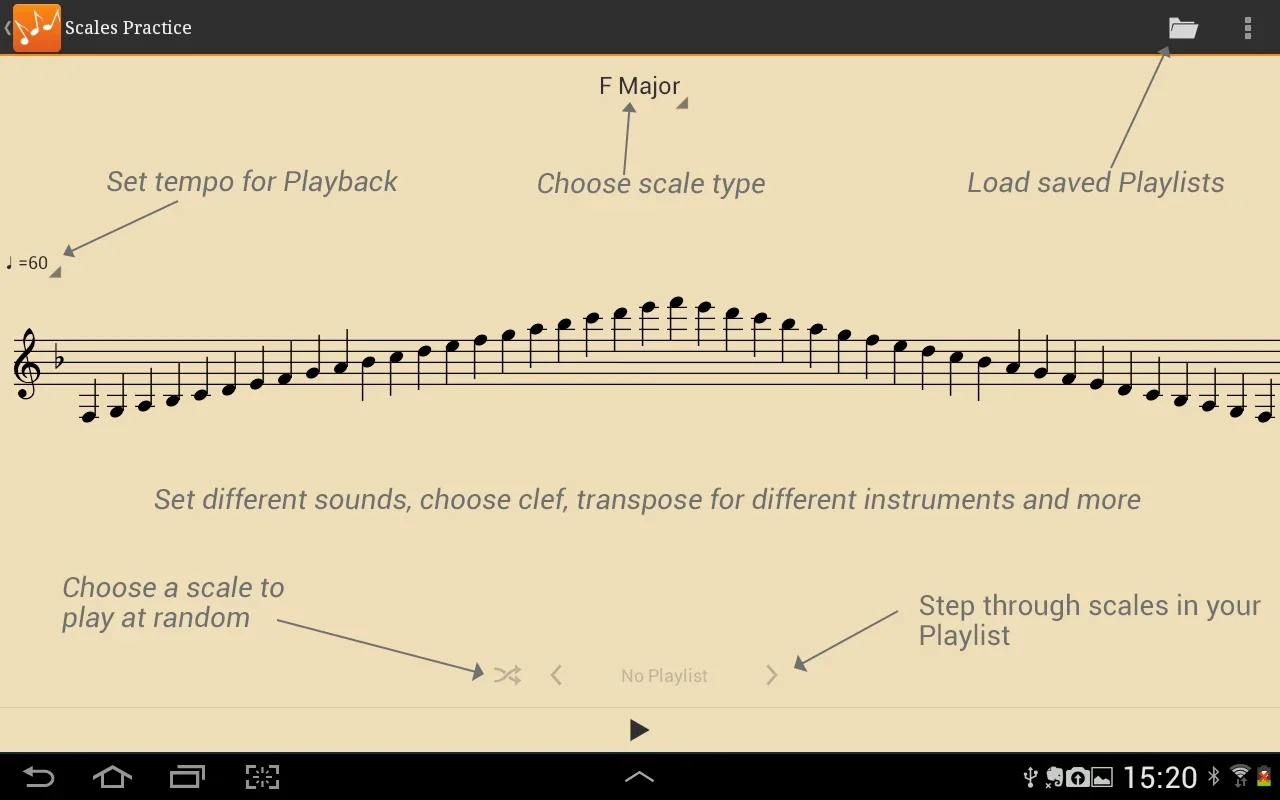 Scales Practice for Android: Master Scales Easily