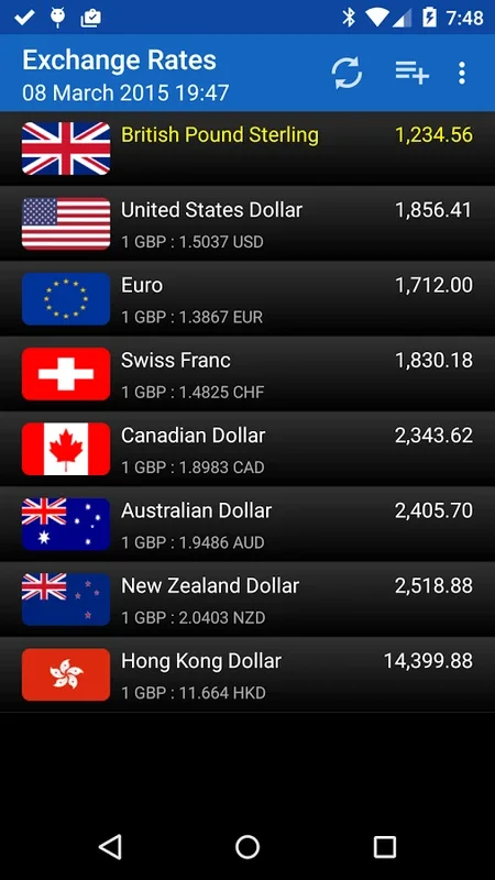 Exchange Rates for Android - Stay Updated with Real-Time Rates