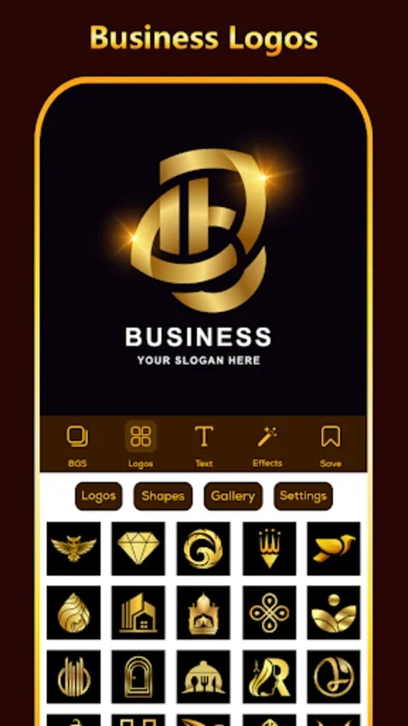 Luxury Logo Maker for Android - Create Unique Brand Logos