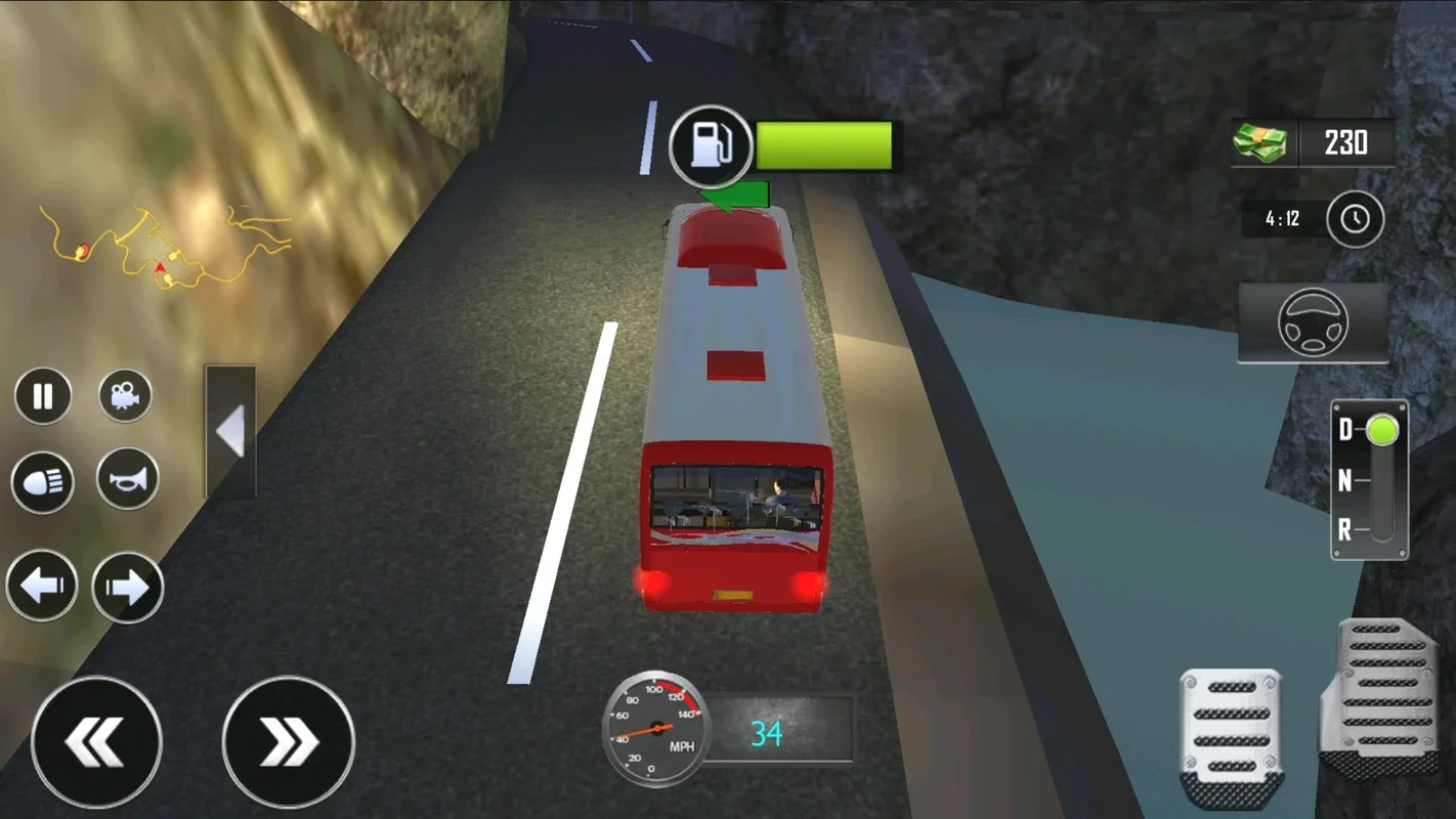 Off Road Tour Coach Bus Driver for Android - Thrilling Mountain Driving