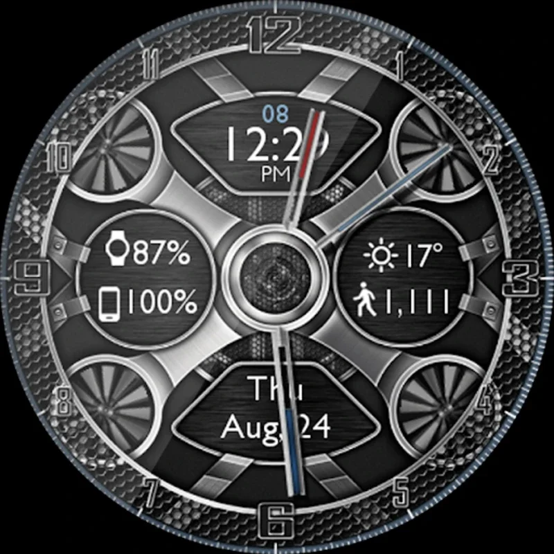 Mesh Gears HD Watch Face for Android - Customizable Elegance