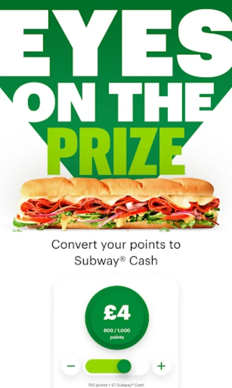 SUBWAY® Android App - Rewards and Easy Ordering