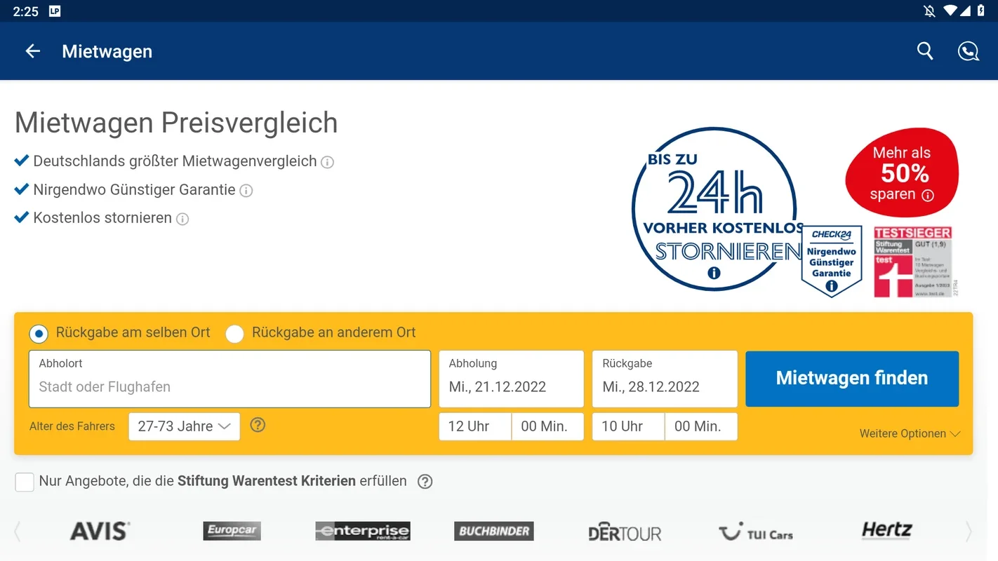 CHECK24 Vergleiche for Android: Compare Services in Germany