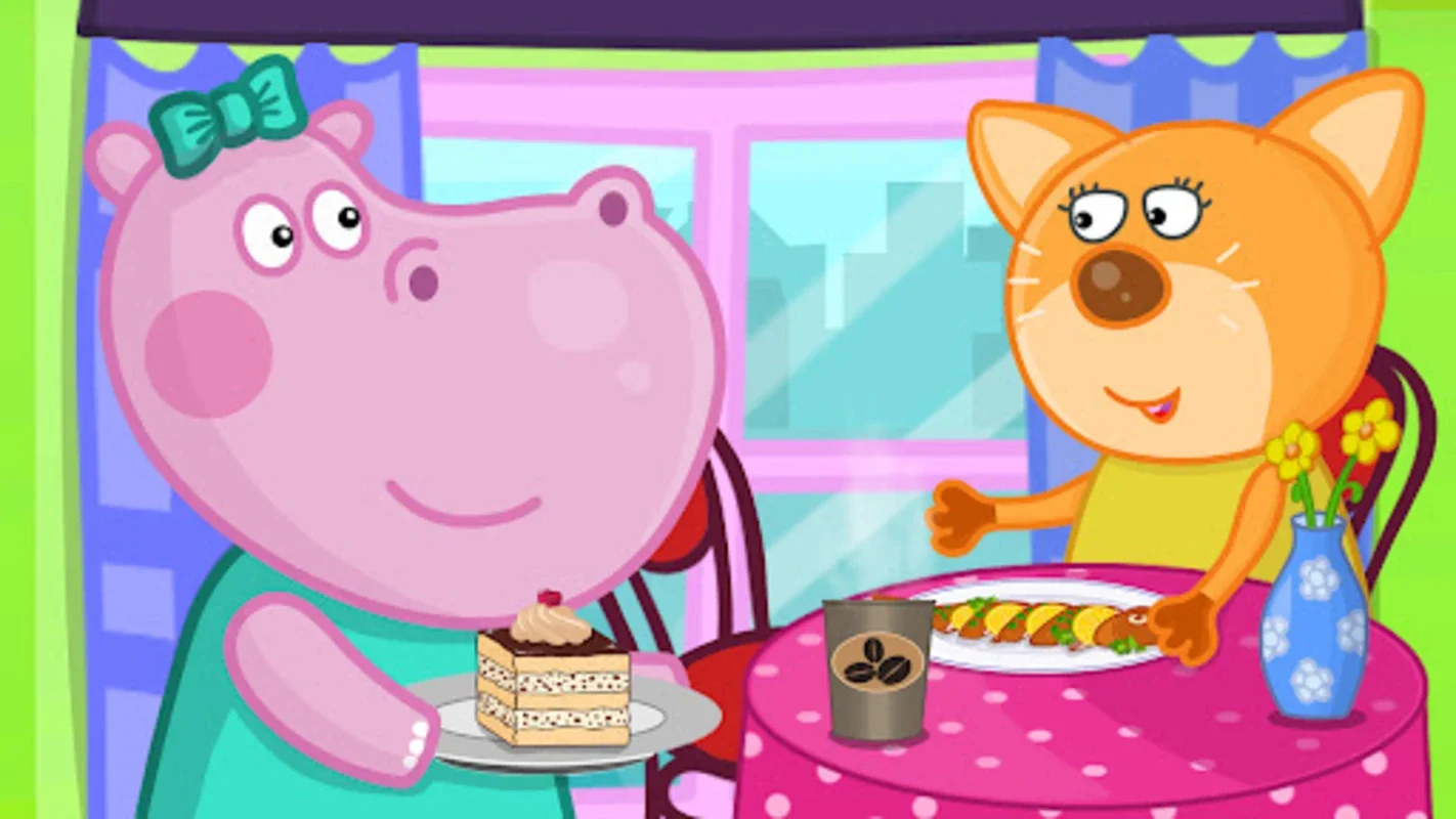 Kids Cafe with Hippo for Android - A Fun Educational Experience