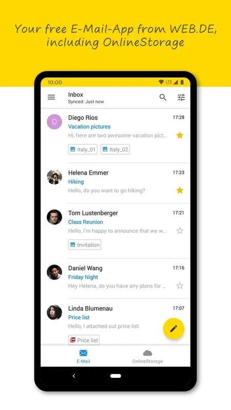 WEB.DE Mail for Android - Efficient Email Management