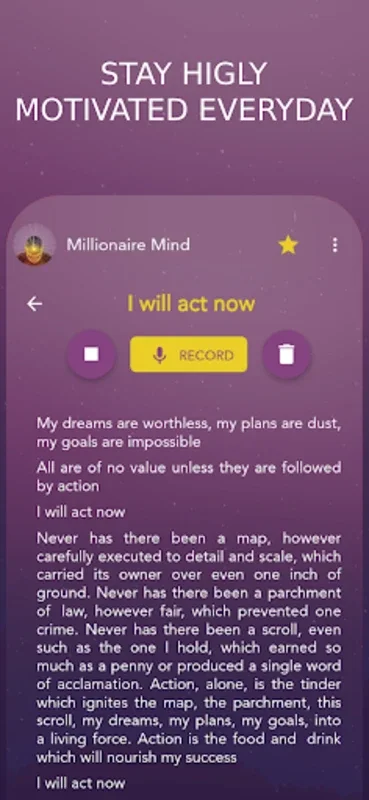 Millionaire Mind for Android - Cultivate Success Mindset