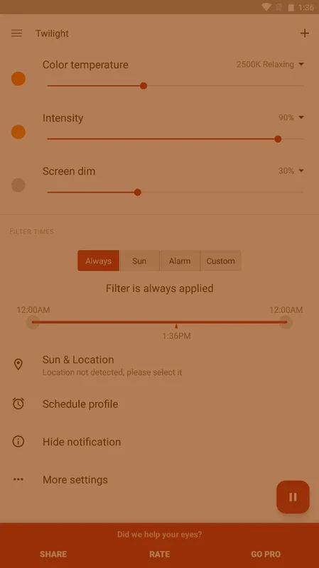 Twilight: Enhance Your Sleep on Android