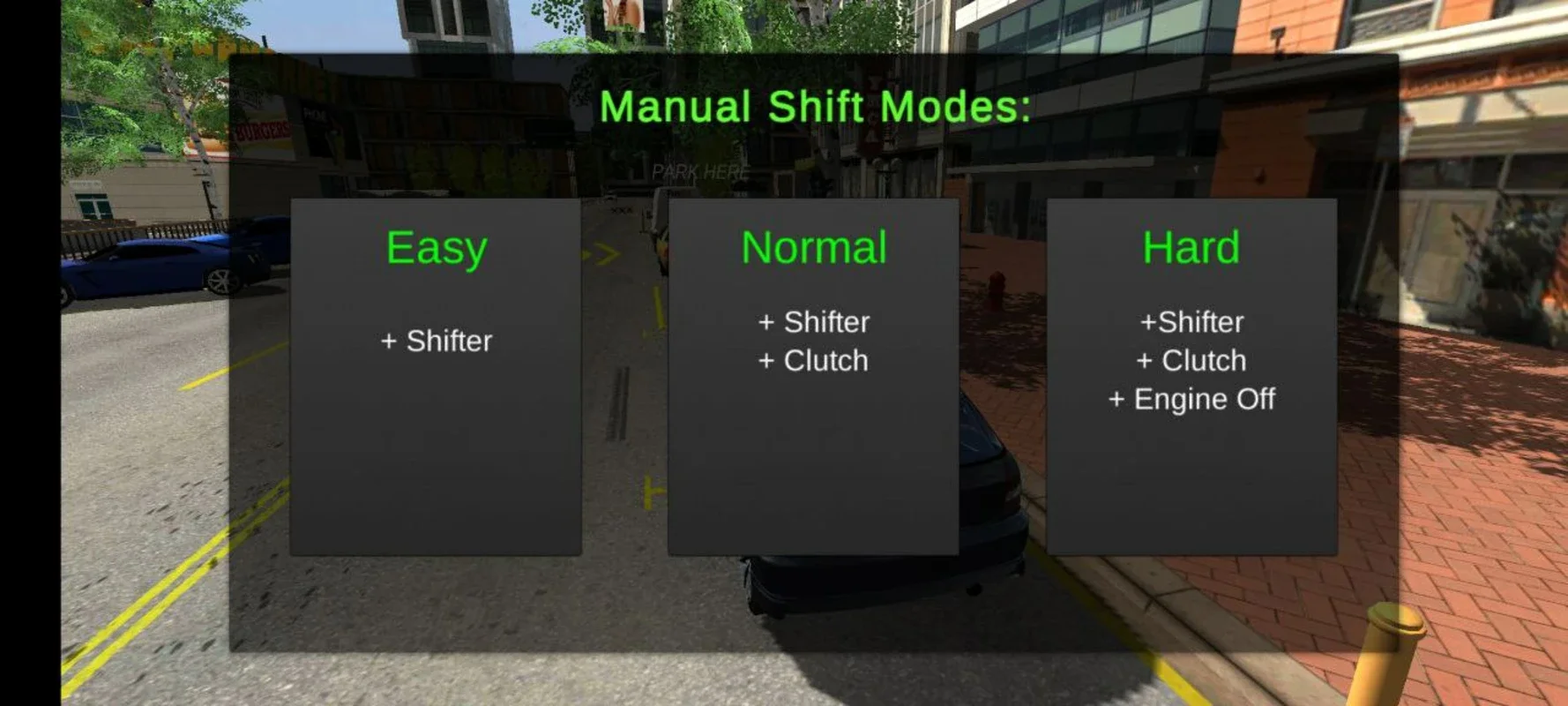 Manual Car Driving for Android - Download the APK from AppHuts