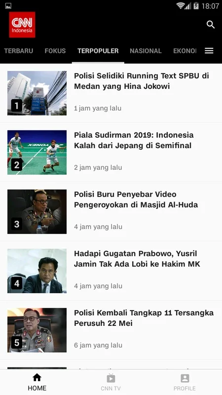 CNN Indonesia for Android: Access News Easily