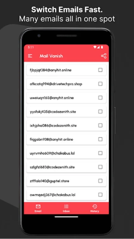 Mail Vanish for Android: Secure Temporary Email Solution