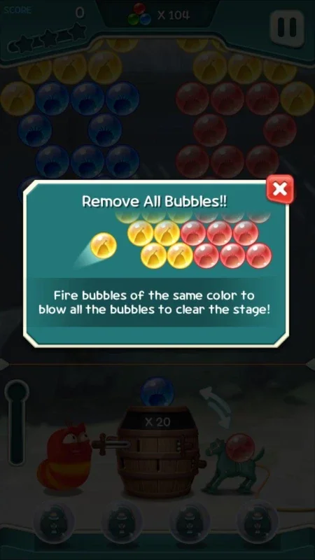 Larva Bubble Pop for Android - Engaging Bubble-Popping Fun