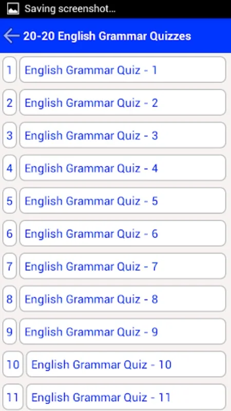 English Grammar Quiz for Android - Interactive Learning