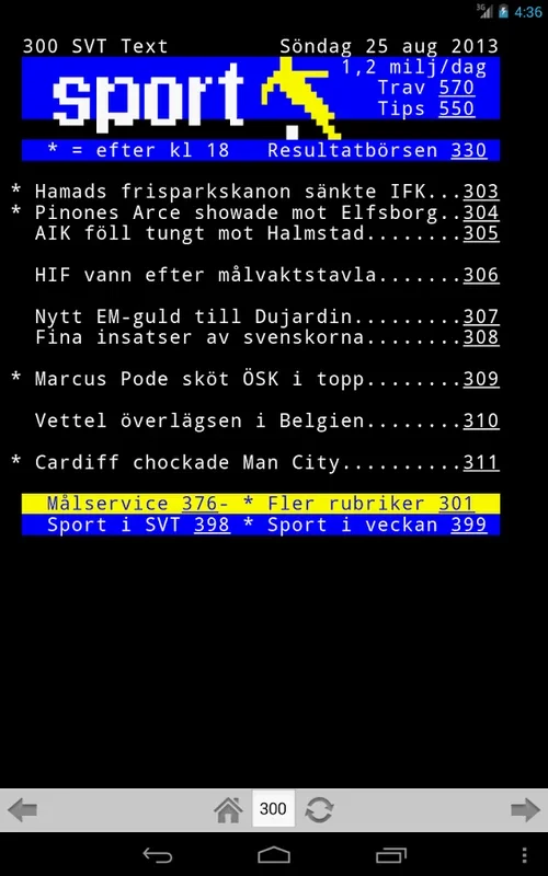 TextTv for Android - Seamless Teletext Exploration