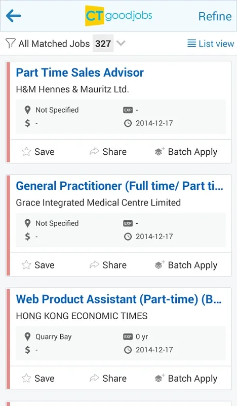 CTgoodjobs for Android - Streamline Job Search with Exclusive Features