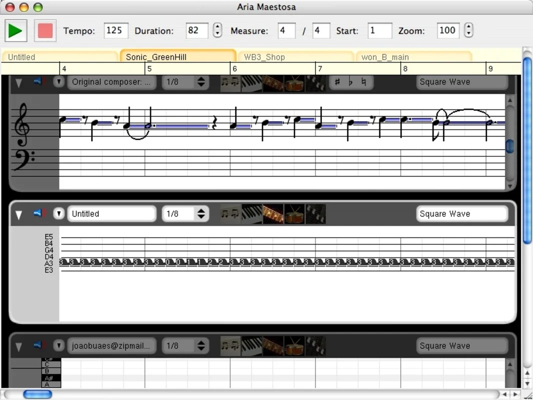 Aria Maestosa for Mac - Create and Edit Music