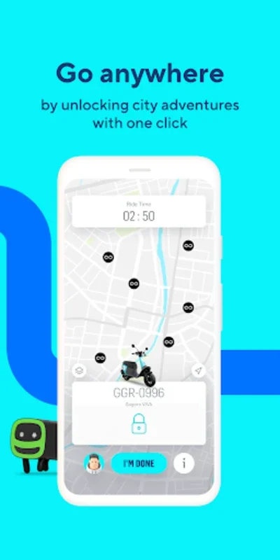 GoShare - Scooter Sharing for Android - Navigate Cities Easily