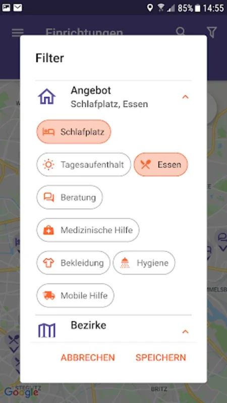 Kältehilfe for Android: Berlin's Cold Weather Aid