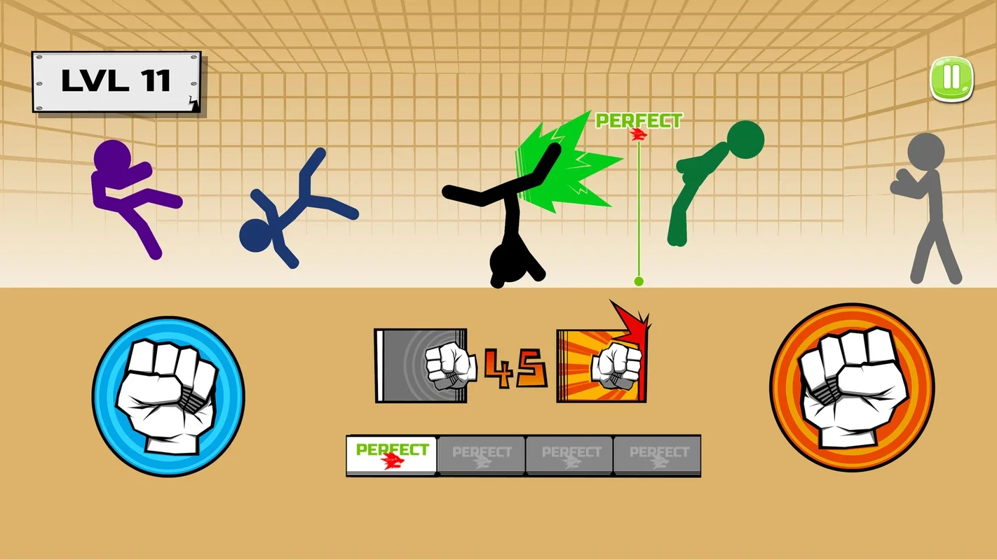 Stickman fighter : Epic battle for Android - Intense Battles