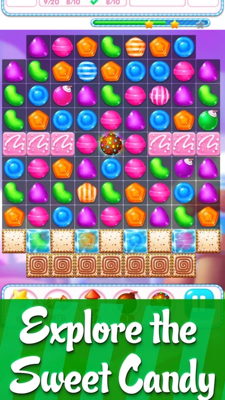 Sweet Candy for Android - A Sweet Match 3 Adventure