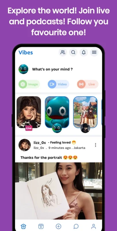 Vibes for Android - The All-in-One Social Media App