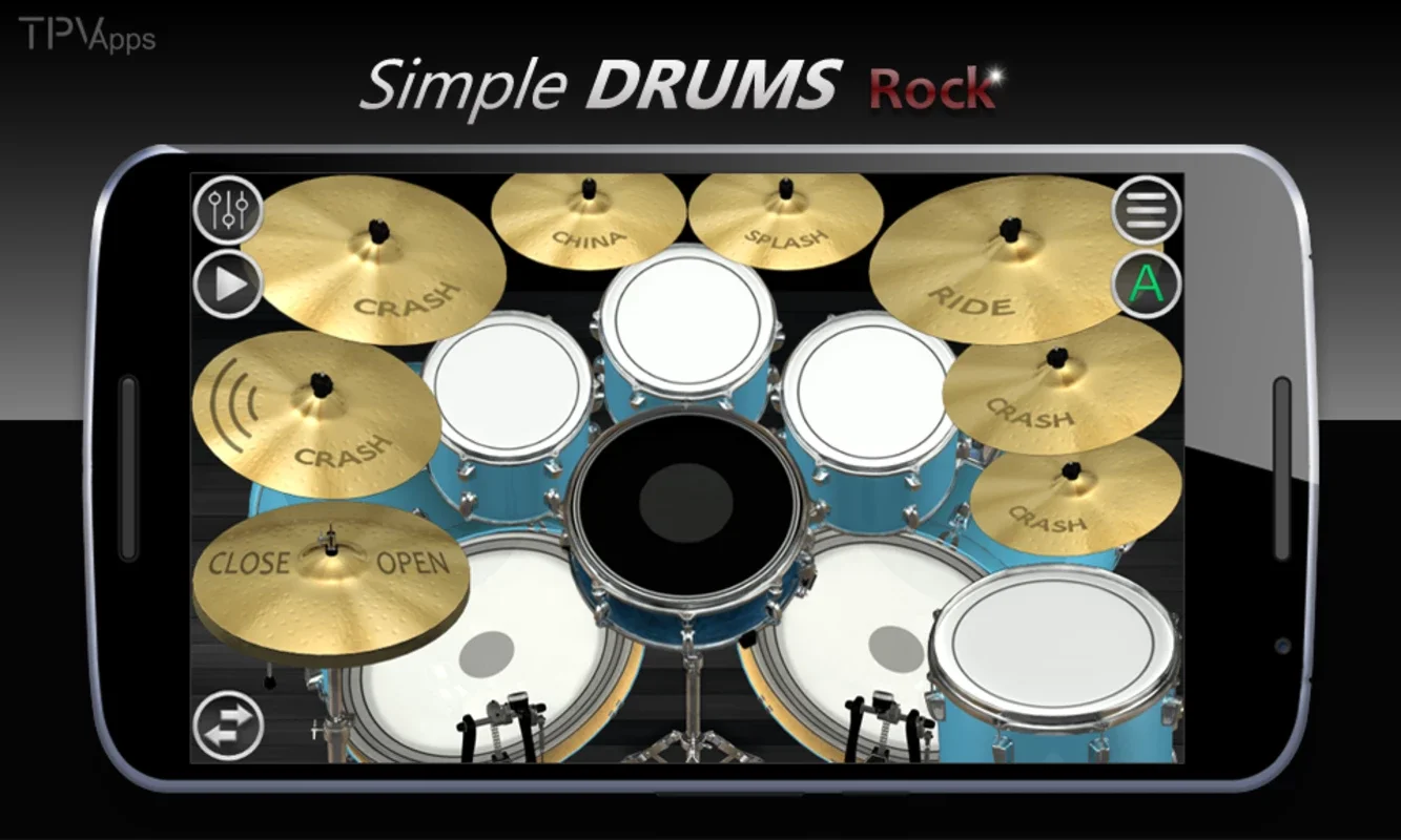 Simple Drums Rock for Android - Enjoy Realistic Drumming