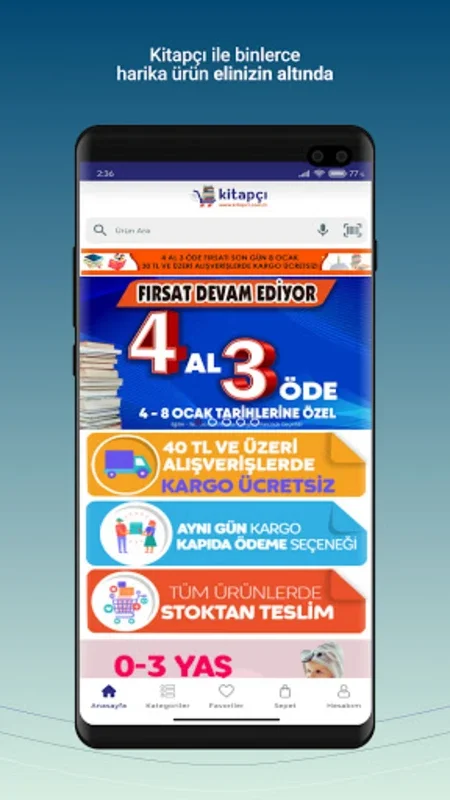 Kitapçı for Android - Effortless Shopping Experience