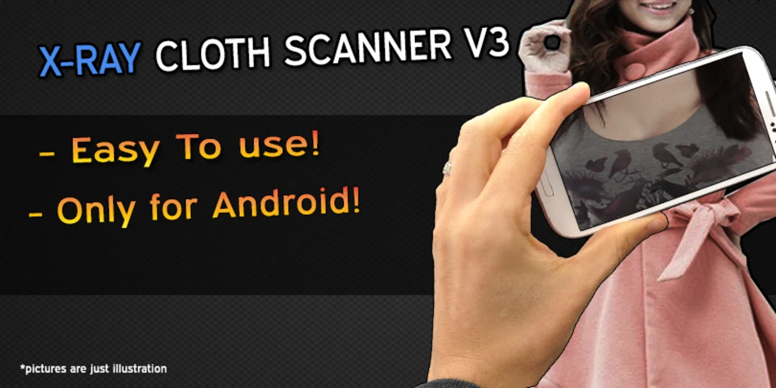 X-RAY Cloth Scanner v3 for Android - No Downloading Required