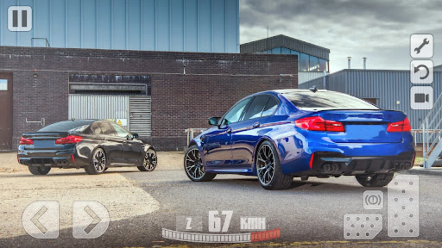 City Racer BMW M5 Parking Area for Android - No Downloading Needed