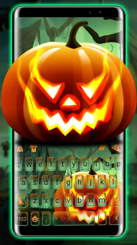 Evil Halloween Keyboard Theme for Android - Stylish Typing