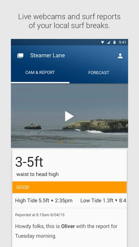 Surfline for Android - The Ultimate Surfing App