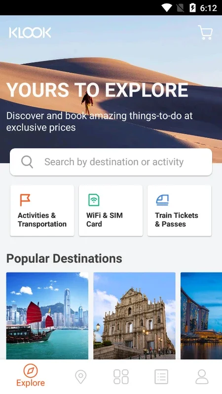 Klook for Android: Discover Global Activities