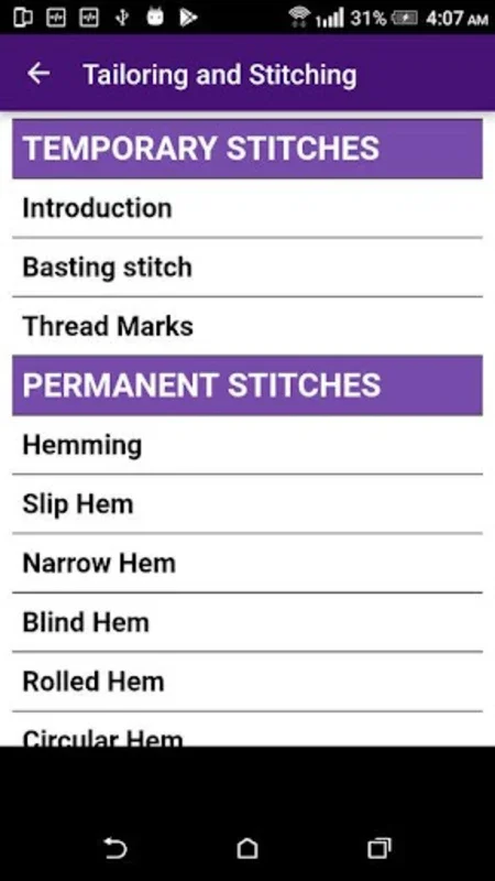 Tailoring and Stitching Course for Android - No Downloading Required