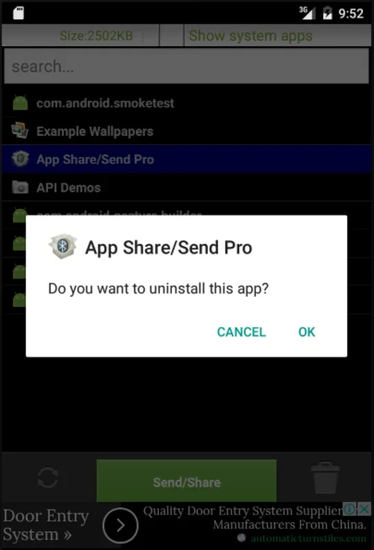 App Share/Send Pro for Android - Simplify App Sharing & Uninstalling