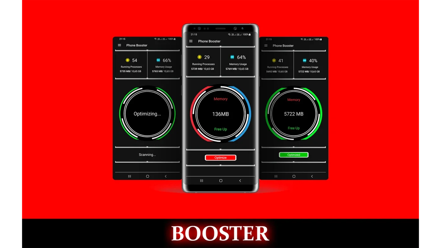 Phone Booster, Cleaner, CPU Cooler & Battery Saver for Android - Optimize Your Phone