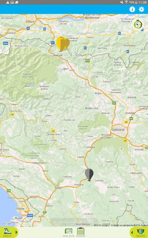 CSOD Mission for Android: Explore Slovenia's Outdoors