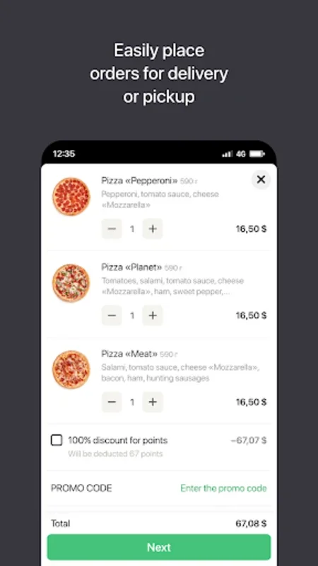 Demo Picasso for Android - Swift Ordering & Rewards