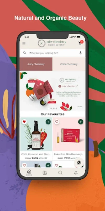 Juicy Chemistry for Android - Organic Skincare at Its Best