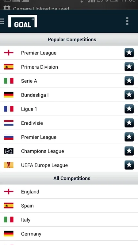 Goal Live Scores for Android - Stay Updated on Soccer Scores