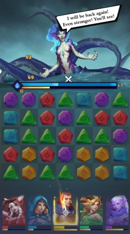 Call of Antia for Android - Puzzle - Solving and Battle in One Game