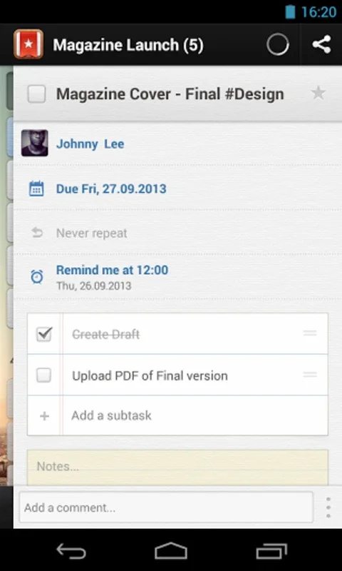 Wunderlist for Android: Organize Tasks Effortlessly