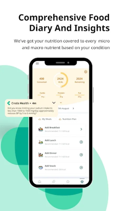 CREDA-Manage Chronic Condition for Android: Simplify Chronic Care