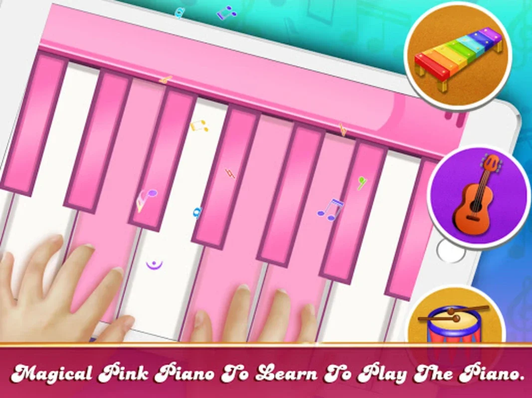 Real Pink Piano For Girls - Piano Simulator for Android - Download the APK